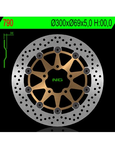 NG BRAKES Round Floating Brake Disc