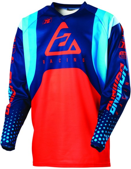 ANSWER Syncron Jersey Swish Blue/Asta/Red Size 2XL