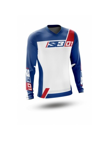 Colecția S3 01 Jersey Patriot Roșu/Albastru Mărimea XXL