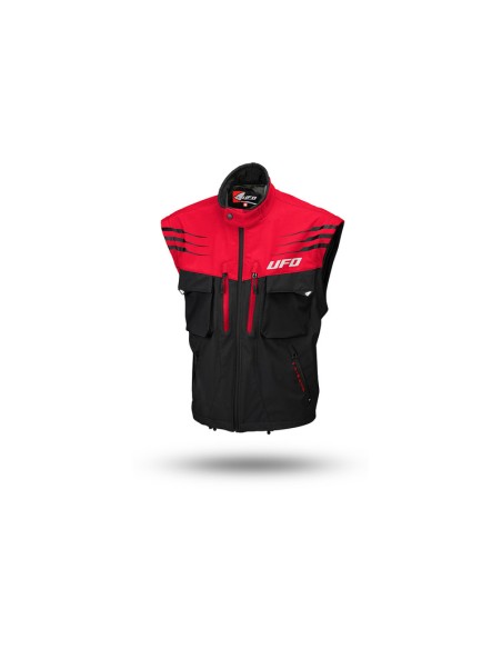 UFO Taiga Jacket Black/Red Size M