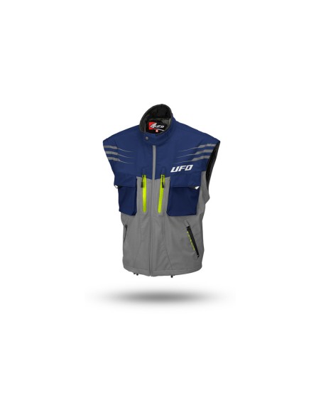 UFO Taiga Jacket Blue/Neon Orange Size M