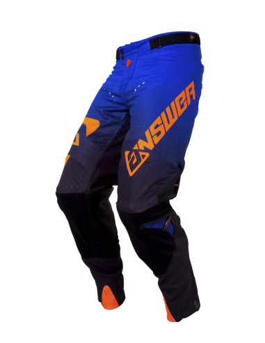 ANSWER Trinity Pants Black/Cobalt/Neon Orange Size 34