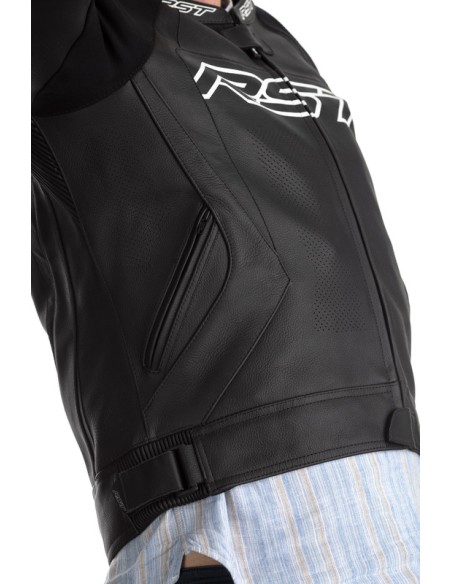 RST Tractech EVO 4 Jacket Leather - Black Size 5XL