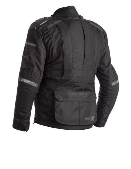 Jachetă textilă RST Adventure-X Airbag - Negru Mărimea M