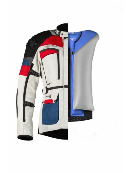 Jachetă textilă RST Adventure-X Airbag - Negru Mărimea M
