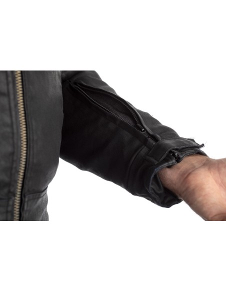 Jachetă textilă RST x Kevlar® Brixton CE - Negru Mărimea S
