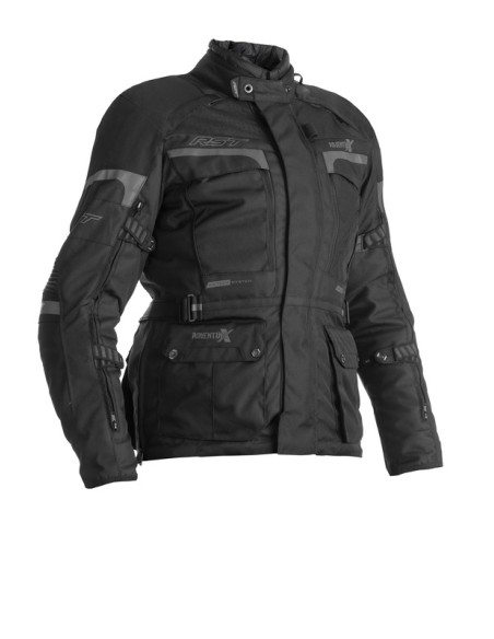 Jachetă RST Adventure-X CE Femei Textil - Negru Mărimea M Alb