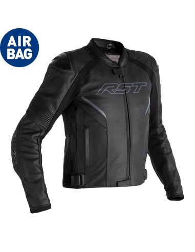 Jachetă din piele RST Sabre Airbag - Neagră Mărimea XL