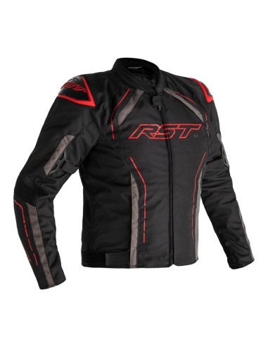 Jachetă RST S-1 Textil Negru/Gri/Roșu Mărimea XL Negru și Roșu