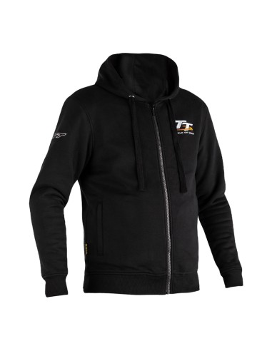 RST IOM TT Zip Through Reinforced Hoodie Black Size S