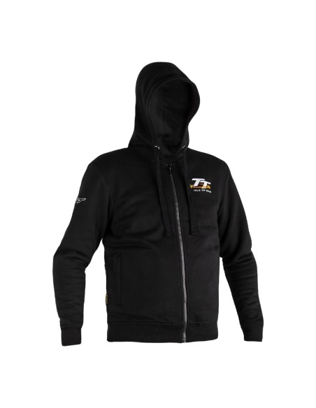 RST IOM TT Hanorac întărit cu fermoar, negru, mărimea S