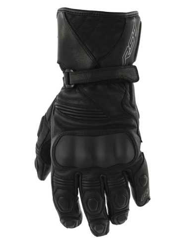 RST GT Waterproof CE Gloves Leather - Black Size XS