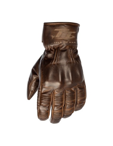 RST IOM TT Hillberry CE Gloves Leather - Brown Size S