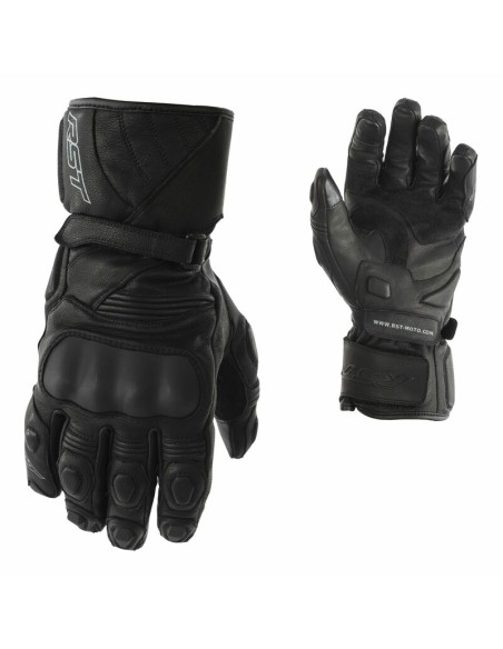 RST GT CE Women Gloves Leather - Black Size S