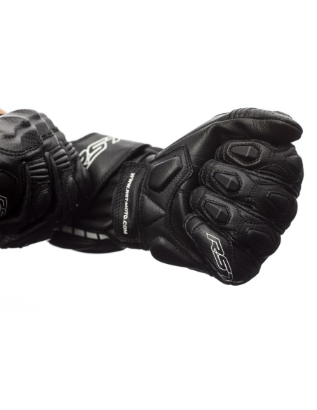 RST Axis CE Gloves Leather - Black Size S