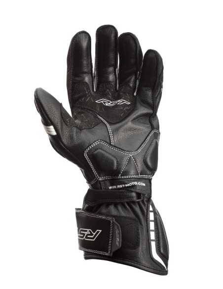 RST Axis CE Gloves Leather - White Size M