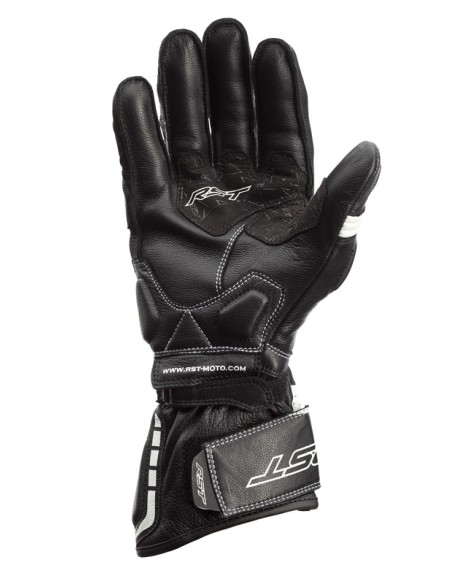 RST Axis CE Gloves Leather - White Size M
