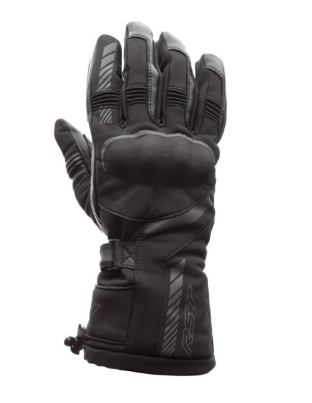 RST Mănuși Atlas Waterproof CE Textil - Negru Mărimea S