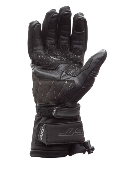 RST Mănuși Atlas Waterproof CE Textil - Negru Mărimea S
