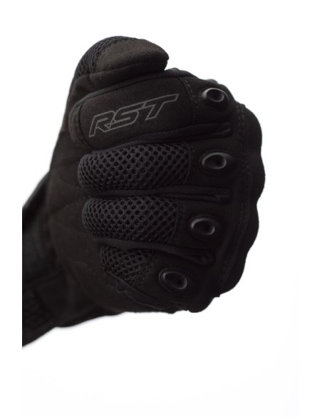 RST Mănuși Atlas Waterproof CE Textil - Negru Mărimea S