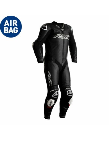 RST Race Dept V4.1 Airbag CE Leather Suit - Black Size XS