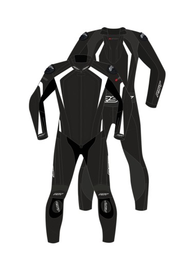 Costum RST R-Sport CE Race Piele - Alb Mărimea 3XL