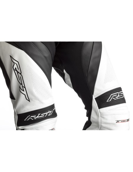 Costum din piele RST Tractech EVO 4 CE Race - Alb/Negru Mărimea M