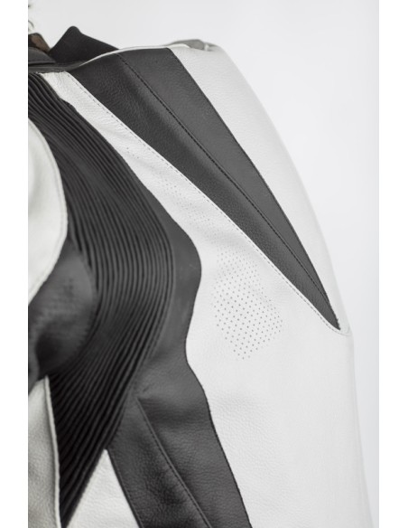 Costum din piele RST Tractech EVO 4 CE Race - Alb/Negru Mărimea M