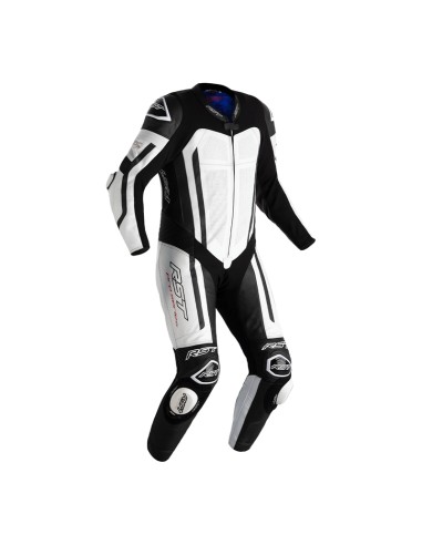 RST Pro Series Leather Airbag Suit - White Size XS