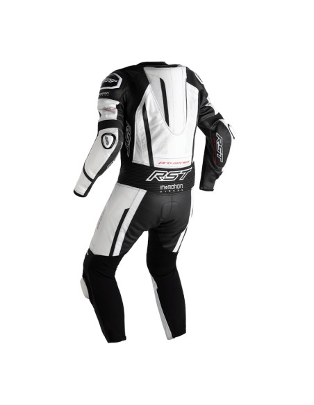 Costum Airbag din piele RST Pro Series - Alb Mărimea XL