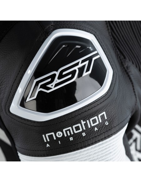 Costum Airbag din piele RST Pro Series - Alb Mărimea XL