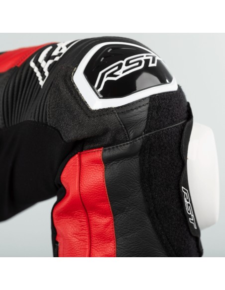RST Pro Series Leather Airbag Suit - Red Size XS