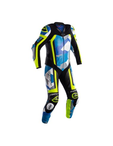 RST Pro Series Suit Leather - Blue/Camo Size XXL