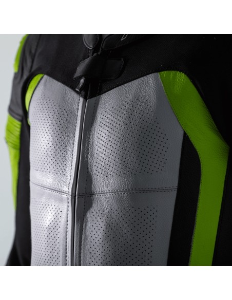 Costum airbag din piele seria RST Pro - galben neon/camuflat Mărimea 3XL Camo și galben neon XXXL