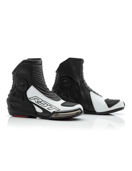 RST Tractech Evo III Short CE Boots - White Size 42