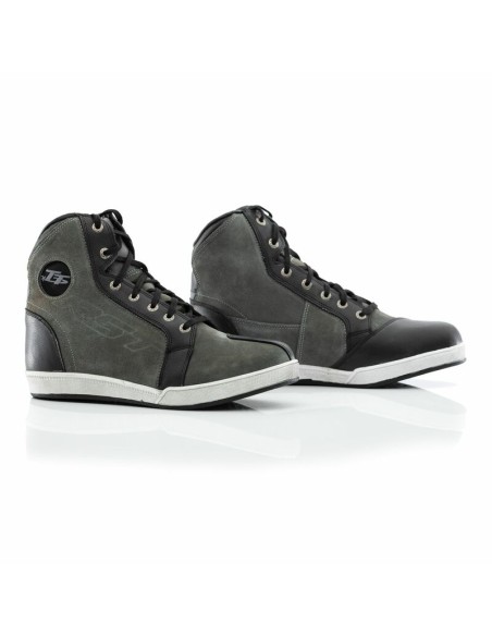 RST IOM TT Crosby Suede Waterproof CE Boots - Grey Size 47