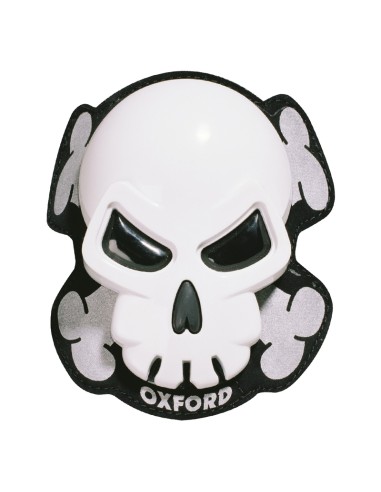 OXFORD Skull Knee Sliders White