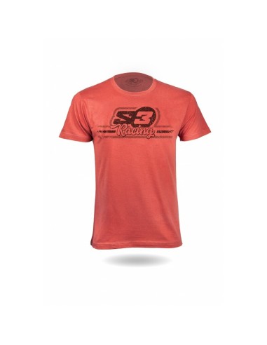 S3 Casual Racing T-Shirt Red Size S