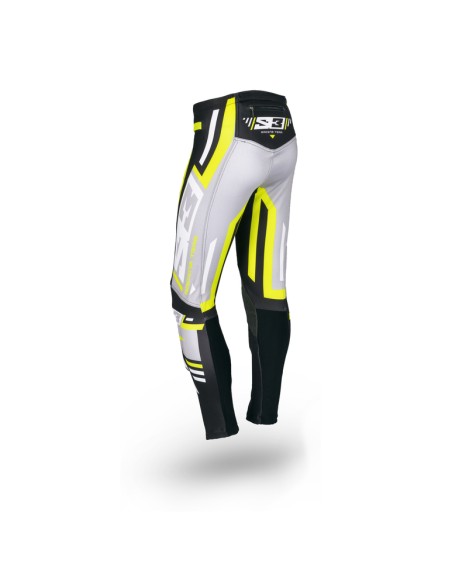 Pantaloni S3 Racing Team galben/noir Mărimea 40 Negru și Galben