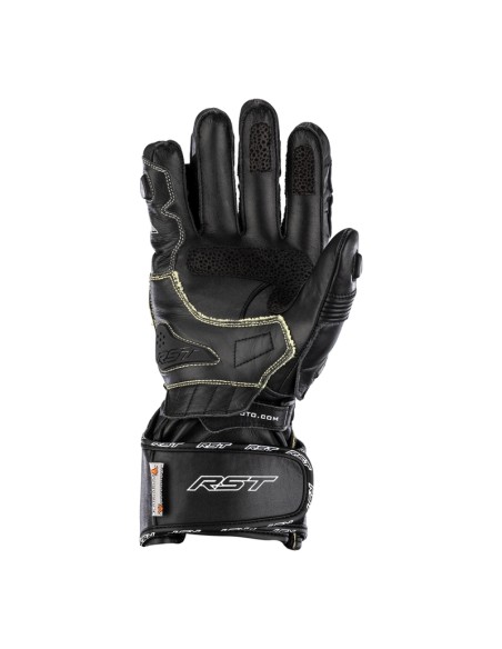RST TracTech Evo 4 Leather Gloves - Black Size M