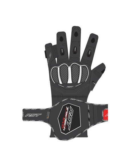RST TracTech Evo 4 Leather Gloves - Black Size XL