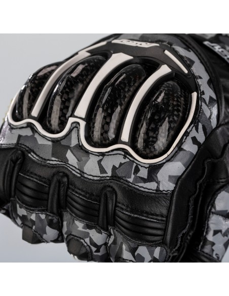RST Mănuși de piele Tractech Evo 4 Camo Gri/Negru Mărimea XXL Negru și Camo