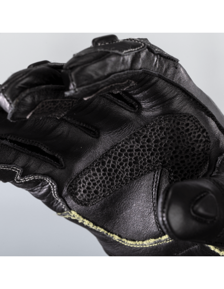 RST TracTech Evo 4 Short Leather Gloves Black Size XL