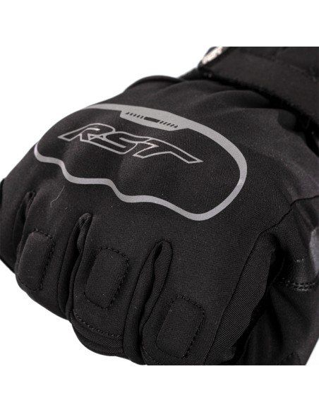 RST Axiom Waterproof Gloves Textile/Leather Black Size M