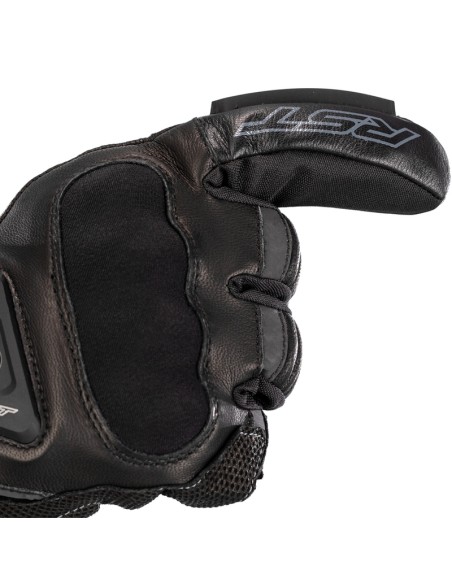 RST Paragon 6 Mănuși impermeabile încălzite din piele/textil Negru Mărimea S
