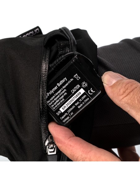 RST Paragon 6 Mănuși impermeabile încălzite din piele/textil Negru Mărimea S