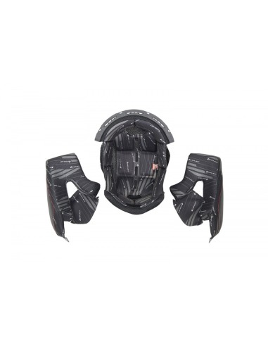 UFO Aries Helmet Inner Pad & Cheekpads Black Size S