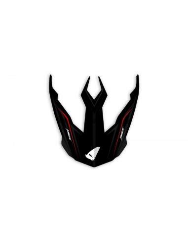 UFO Aries Visor Black/Red Matte