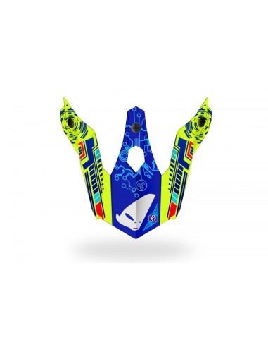 UFO Active-X Visor Blue/Neon Yellow/Red