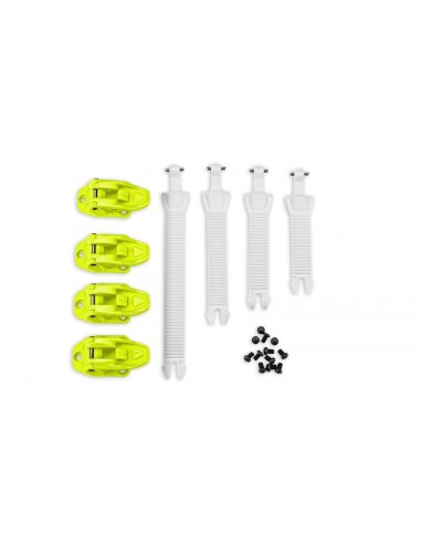 UFO Boots Buckle Kit White/Neon Yellow One Size